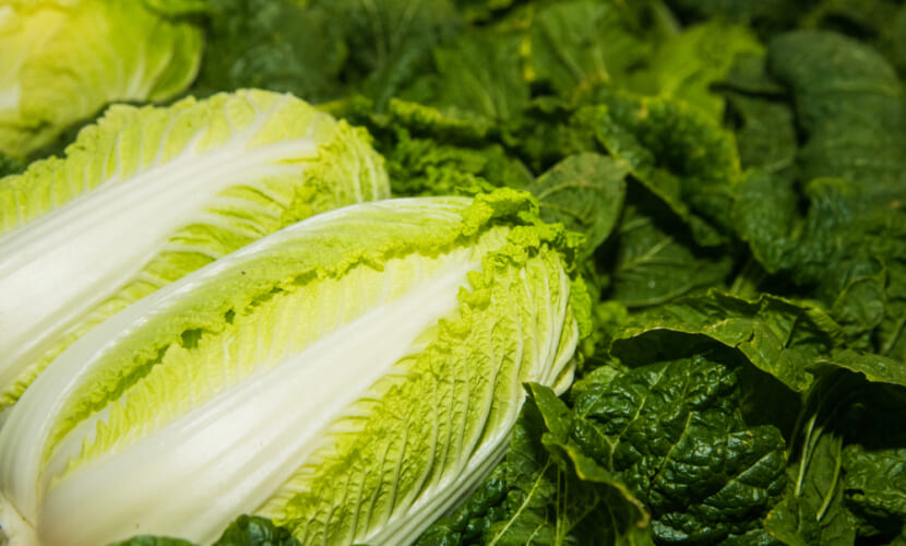 Fresh,Green,Chinese,Cabbage,As,A,Background.,Vegetable,Store