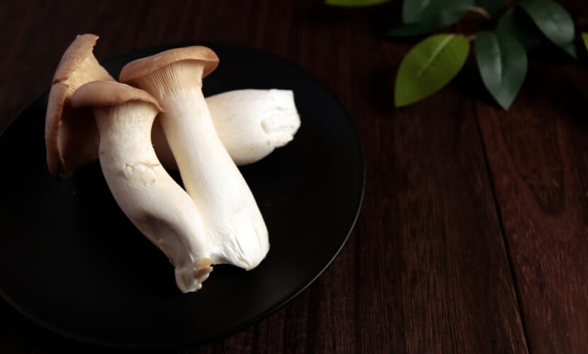 Mushroom,King,Trumpet,On,The,Table