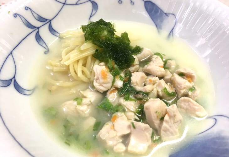 アスパラガスと鶏肉の焼うどん（dog）